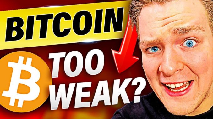 BITCOIN TOO WEAK? Schrödingers Bitcoin Pattern - Ivan on Tech