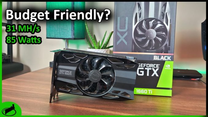 GTX 1660 TI Mining Overview | Profitability, Hashrates & Overclocking