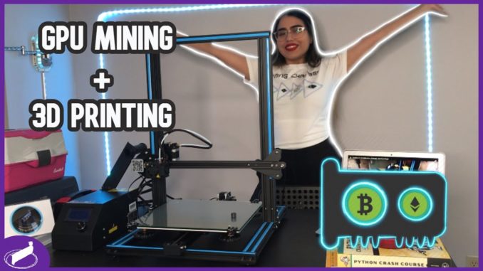 Useful 3D Printed GPU Mining Rig Items & Creality CR-10 assembly |#MCORIGINALS