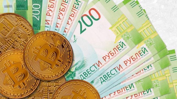 BTC volumes in Russia's ruble spike amid sanctions