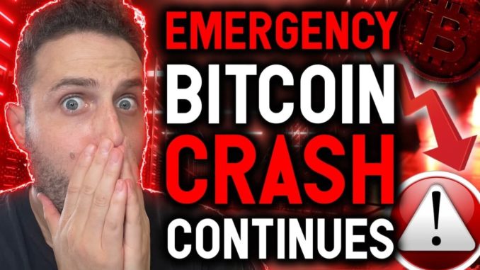 EMERGENCY UPDATE!! WORST BITCOIN CRASH CONTINUES!! my thoughts...