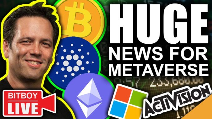 SHOCKING: Microsoft Enters the CRYPTO METAVERSE!!! (HUGE $69 Billion CASH Buy)