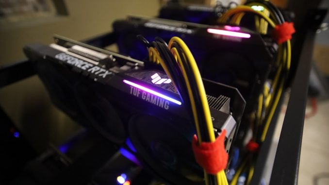 Speedrun Build of a 6 x 3080 Mining Rig with 1500w Server PSUs