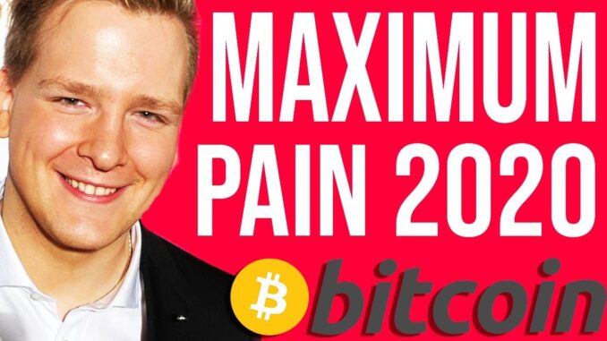 BITCOIN MAXIMUM PAIN!! 🛑 Q1 2020 Target... Programmer explains