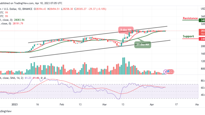 Bitcoin Price Prediction for Today, April 10: BTC/USD May Head Below $28,000 Support