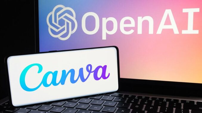 OpenAI Plugs ChatGPT Into Canva to Sharpen Its Competitive Edge in AI