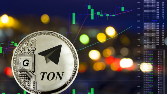 Toncoin breaks into the top 10 after adding 30% in one week