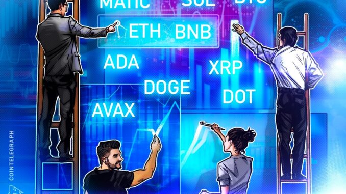 BTC, ETH, BNB, XRP, SOL, ADA, DOGE, AVAX, DOT, MATIC