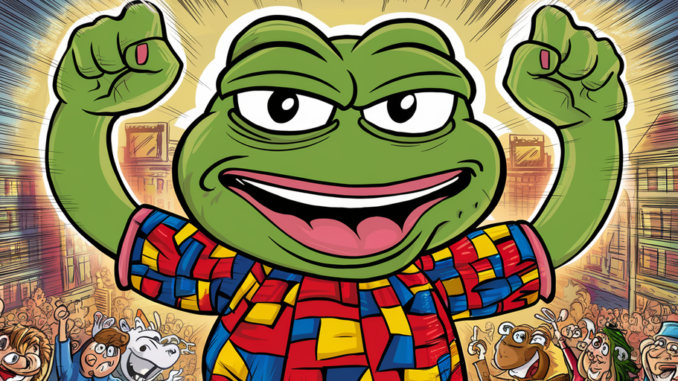 Ethereum Meme Coin Pepe Surges 16% on Coinbase Perpetual Futures Listing